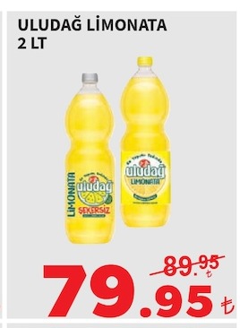 Uludağ Limonata 2 Lt