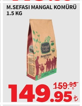 M.Sefası Mangal Kömürü 1.5 Kg