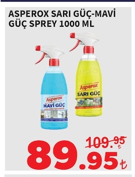 Asperox Sarı Güç-Mavi Güç Sprey 1000 Ml