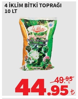 4 İklim Bitki Toprağı 10 Lt