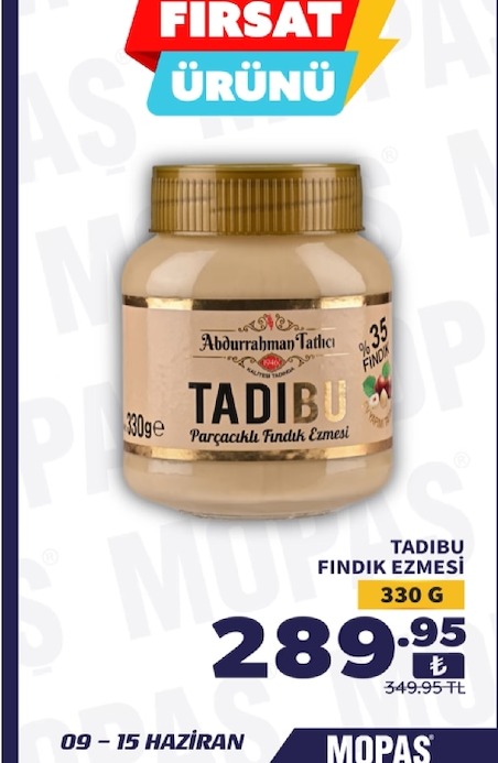 Tadibu Fındık Ezmesi 330G