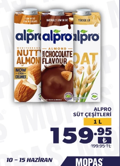 Alpro Süt Çeşitleri 1L