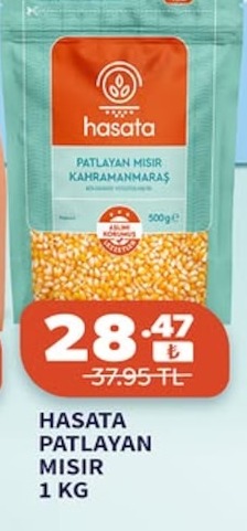Hasata Patlayan Misir 500G