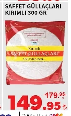 Saffet Güllaçları Kırımlı 300 Gr