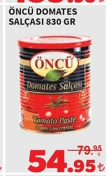 Öncü Domates Salçası 830 Gr