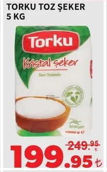 Torku Toz Şeker 5 Kg