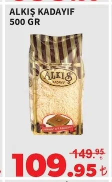 Alkiş Kadayif 500 Gr