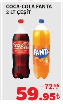 Coca-Cola Fanta 2 Lt Çeşi̇T