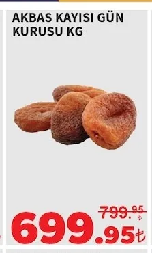 Akbas Kayisi Gün Kurusu Kg