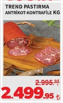 Trend Pastirma Antrikot-Kontrafile Kg