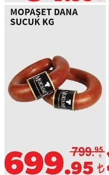 Mopaşet Dana Sucuk Kg