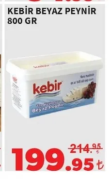 Kebi̇R Beyaz Peyni̇R 800 Gr