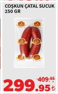 Coşkun Çatal Sucuk 250 Gr