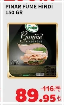 Pinar Füme Hi̇Ndi̇ 150 Gr