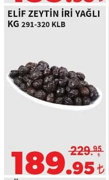 Eli̇F Zeyti̇N İri̇ Yağli Kg 291-320 Klb