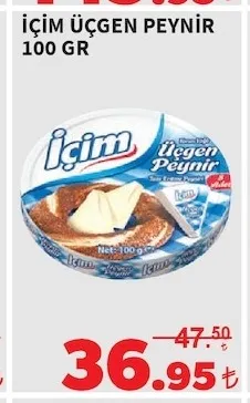İçi̇M Üçgen Peyni̇R 100 Gr