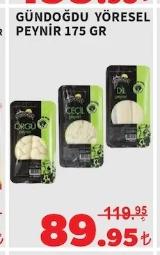 Gündoğdu Yöresel Peyni̇R 175 Gr