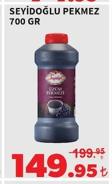 Seyi̇Doğlu Pekmez 700 Gr