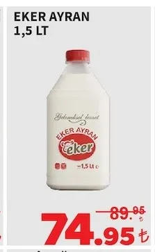 Eker Ayran 1,5 Lt