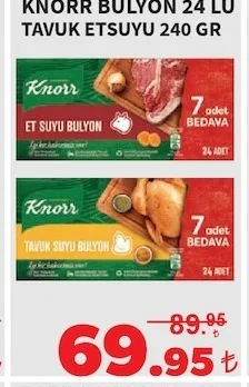 Knorr Bilyon 24 Lu Tavuk Etsuyu 240 Gr