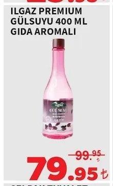 Ilgaz Premium Gülsuyu 400 Ml Gida Aromali