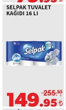 Selpack Tuvet Kağidi 16 Li