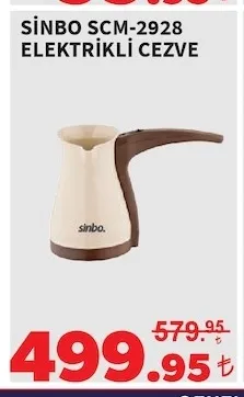 Si̇Nbo Scm-2928 Elektri̇Kli̇ Cezve