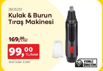 Kulak & Burun Tıraş Makinesi