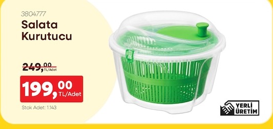 Salata Kurutucu
