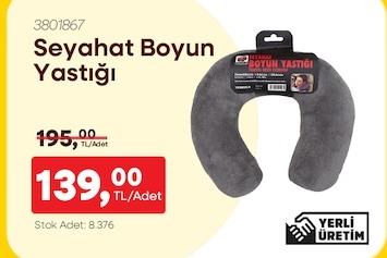 Seyahat Boyun Yastığı