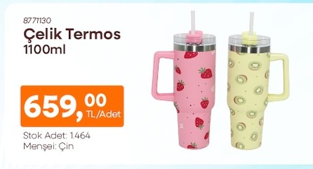 Çelik Termos 1100Ml