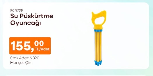 Su Püskürtme Oyuncağı