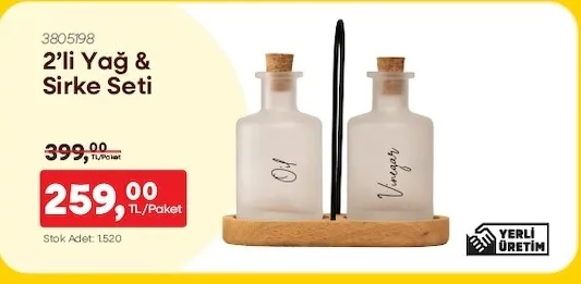 2'Li Yağ & Sirke Seti
