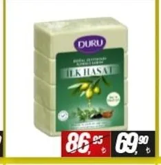 Duru Doğal Zeytinyağlı Kalıp Sabun