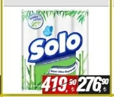 Solo Havlu 16'Li Bambu