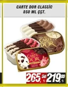 Carte Dor Classic 850 Ml Çşt.