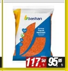Başhan Kırmızı Yaprak Mercimek 1000 G