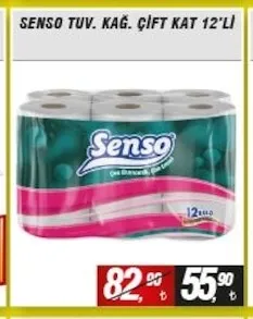 Senso Tuv. Kağ. Çift Kat 12'Li