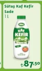Sütaş Kaf Kefir Sade 1 L