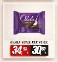 O'Lala Sufle Kek 70 Gr.