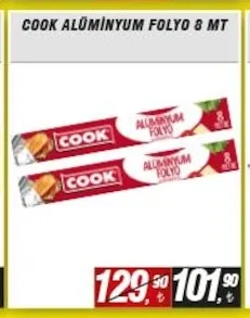 Cook Alüminyum Folyo 8 Mt