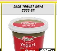 Eker Yoğurt Kova 2000 Gr