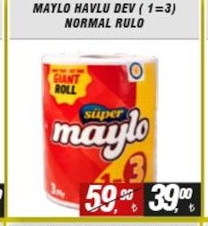 Maylo Havlu Dev (1=3) Normal Rulo
