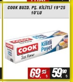 Cook Buzdolabı Poşeti 19*25 10'Lu