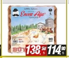 Enver Ağa Yumurta L 20 Adet
