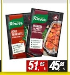 Knorr Acılı Baharatlı Domates Çorbası