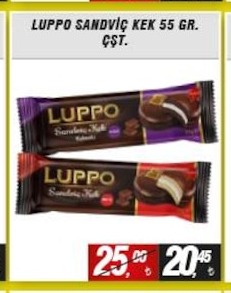 Luppo Sandviç Kek 55 Gr. Çşt.