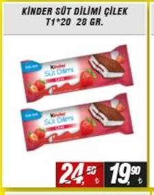 Kinder Süt Dilimi Çilek