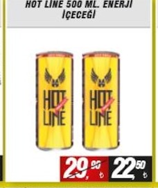 Hot Line 500 Ml Enerji İçeceği