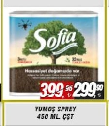 Yumoş Sprey 450 Ml Çşt